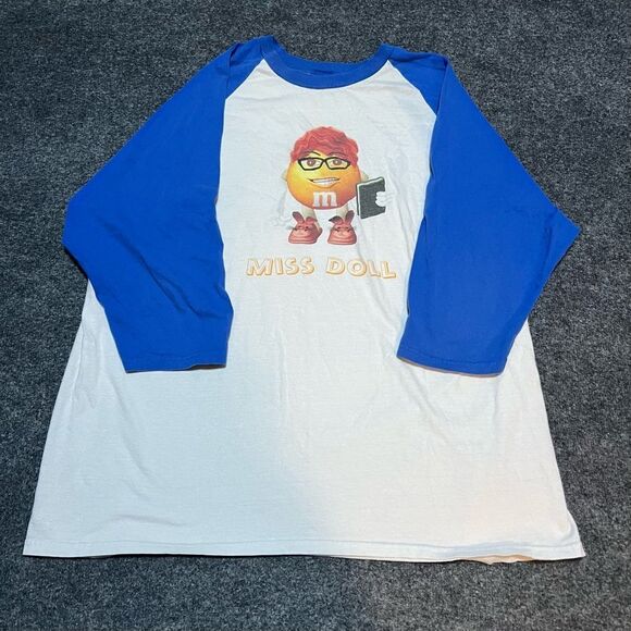 Miss Doll M & M Planet Raglan Quarter Sleeve Shirt - Picture 1 of 5